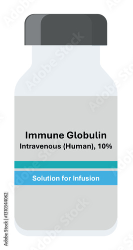 Immunoglobulin injection medical vial for monoclonal antibody therapy. Intravenous immunoglobulin (IVIG) is a pooled antibody and a biologic agent used to manage a variety of immunodeficiency states.