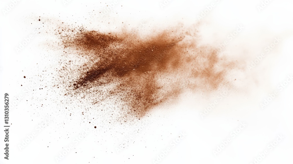 Dramatic dust explosion open field visual event pure white background action shot captivating energy Dramatic dust explosion open field visual event pure white background action shot captivating energy