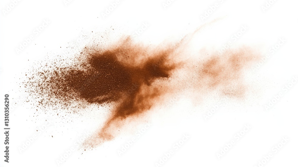 Dramatic dust explosion pure white background visual art abstract captured moment dynamic contrast Dramatic dust explosion pure white background visual art abstract captured moment dynamic contrast
