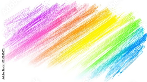 Colorful crayon arrangement art studio photography creative space eye level woody inspiration