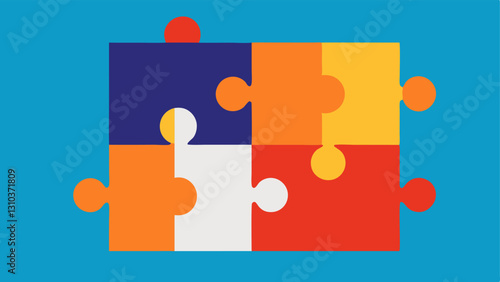 Puzzle Pieces Puzzle pieces that fit together to create a complete picture of a portfolio