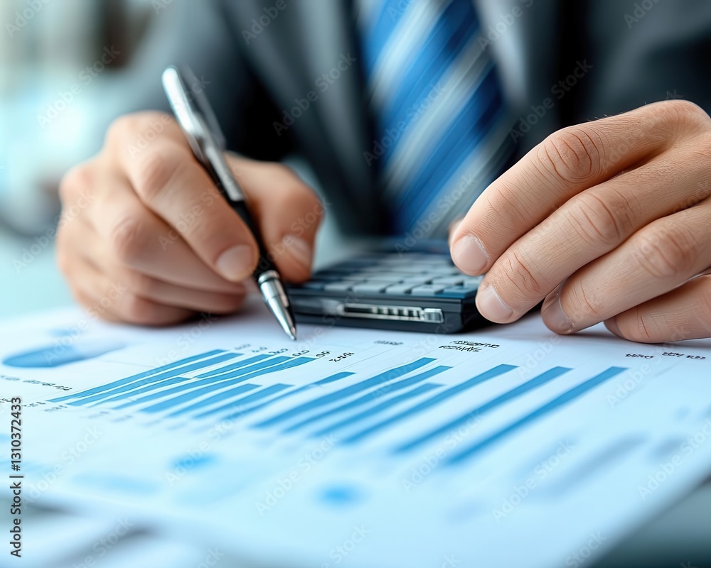 A financial advisor discussing portfolio risk management strategies with a client, Risk Management, Balanced and protective A financial advisor discussing portfolio risk management strategies with a client, Risk Management, Balanced and protective