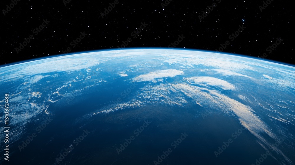 Obraz premium Stunning Earth View from Space