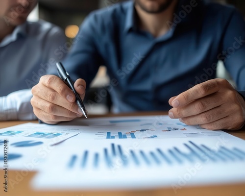 A financial advisor discussing portfolio risk management strategies with a client, Risk Management, Balanced and protective