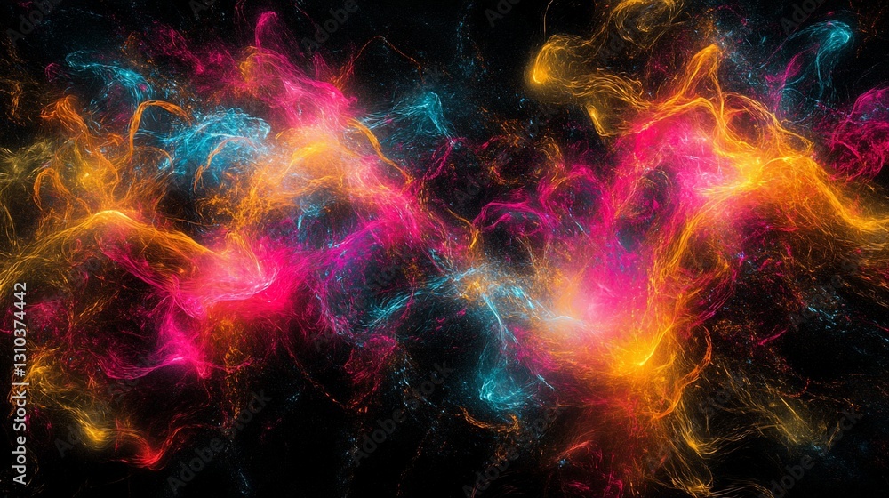Vibrant Energy Streams in Dark Space Vibrant Energy Streams in Dark Space