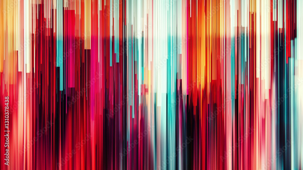 colorful soft glitch backdrop with vertical lines, digital vibrant stripes with motion blur colorful soft glitch backdrop with vertical lines, digital vibrant stripes with motion blur