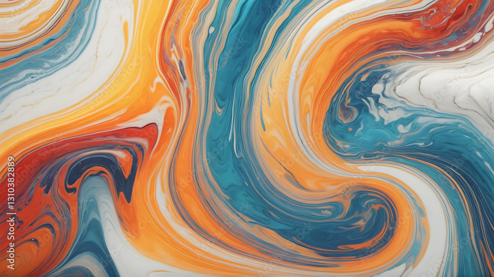 Colorful Swirl Marble Pattern Colorful Swirl Marble Pattern