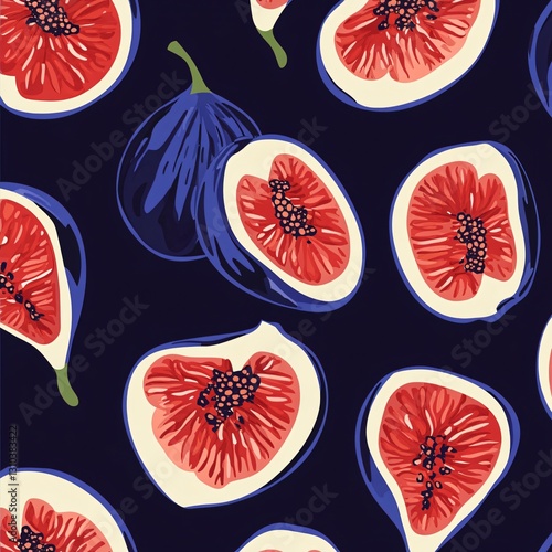 Professional Seamless Fig Pattern for Trendy Designs