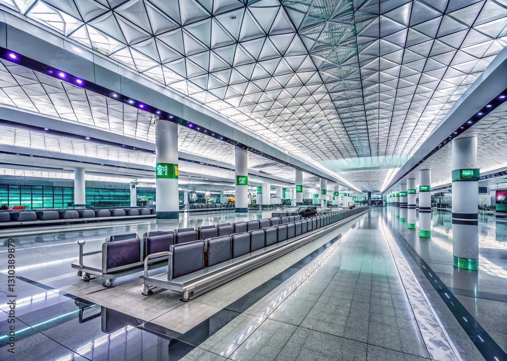 Deserted Hong Kong Airport Terminal Amidst COVID-19 Pandemic Deserted Hong Kong Airport Terminal Amidst COVID-19 Pandemic