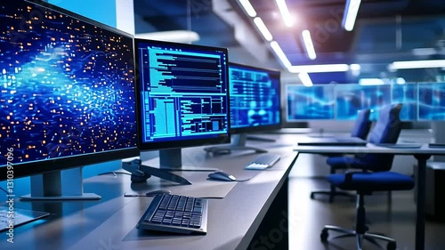 Wallpaper Mural Cutting-edge laboratory advancing breakthroughs in biotechnology and medical research. Torontodigital.ca