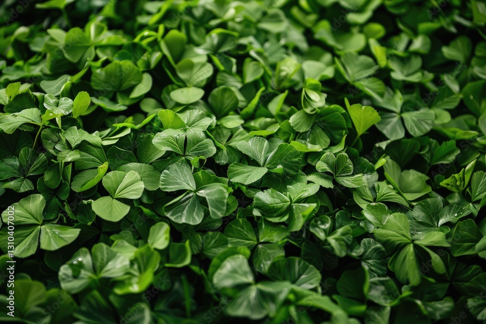 A Dense and Lush Green Clover Field Filled with Heart-Shaped Leaves, Offering Close-Up Details and Vibrant Irish Shamrocks Against a Natural Backdrop. A Dense and Lush Green Clover Field Filled with Heart-Shaped Leaves, Offering Close-Up Details and Vibrant Irish Shamrocks Against a Natural Backdrop.