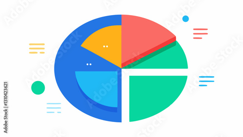 Investment Strategy Pie Chart A colorful pie chart representing different investment strategies with sections labeled by datadriven insights like Performance Analysis Market Trends