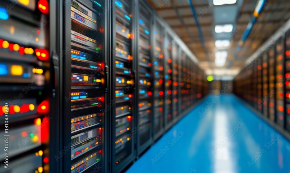 Data Center Server Racks Technology Network Infrastructure Cloud Computing Data Center Server Racks Technology Network Infrastructure Cloud Computing
