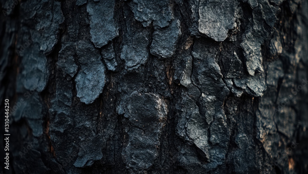 Close-up of burnt tree bark texture in high definition showing charred and blackened surface with rich organic detail Close-up of burnt tree bark texture in high definition showing charred and blackened surface with rich organic detail
