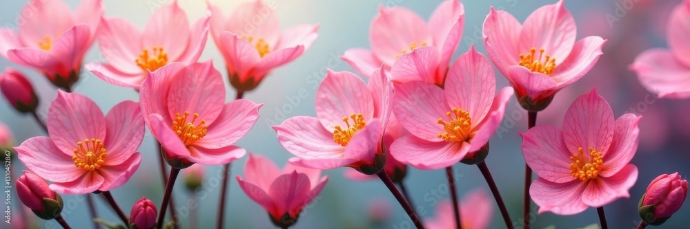 Dainty flower petals unfolding in a delicate floral pattern, petals, delicate, floral pattern Dainty flower petals unfolding in a delicate floral pattern, petals, delicate, floral pattern