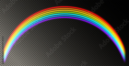 An Energetic and Vibrant Rainbow Wave Abstract Design Suitable for Various Creative Projects