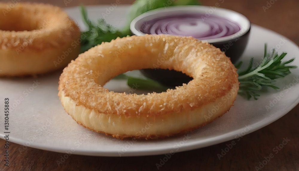 Crispy Golden Onion Rings with Dipping Sauce | Appetizer & Fast Food Favorites Crispy Golden Onion Rings with Dipping Sauce | Appetizer & Fast Food Favorites