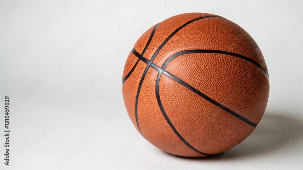 Fototapeta premium Basketball on White Background