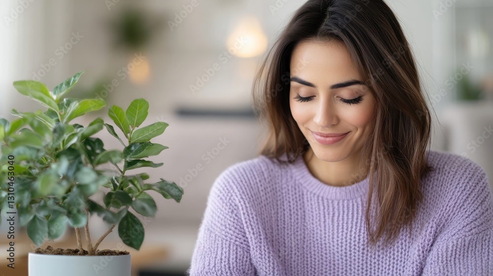 Relaxing moments of mindfulness in a serene living room atmosphere Relaxing moments of mindfulness in a serene living room atmosphere