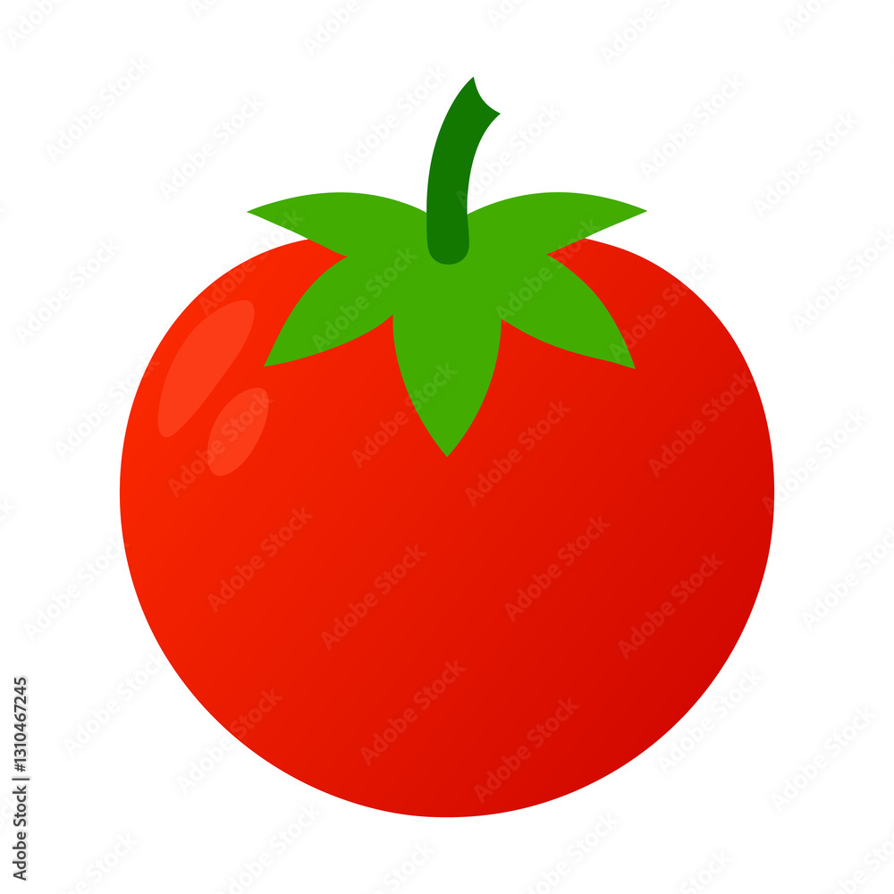 tomato vector illustration isolated on transparent background tomato vector illustration isolated on transparent background