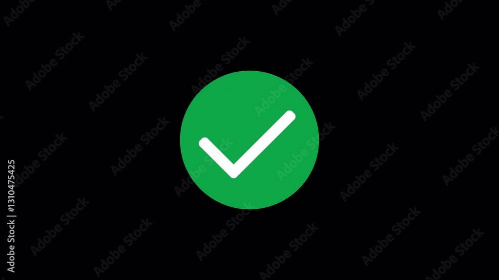 Simple green checkmark icon on isolated background. Simple green checkmark icon on isolated background.