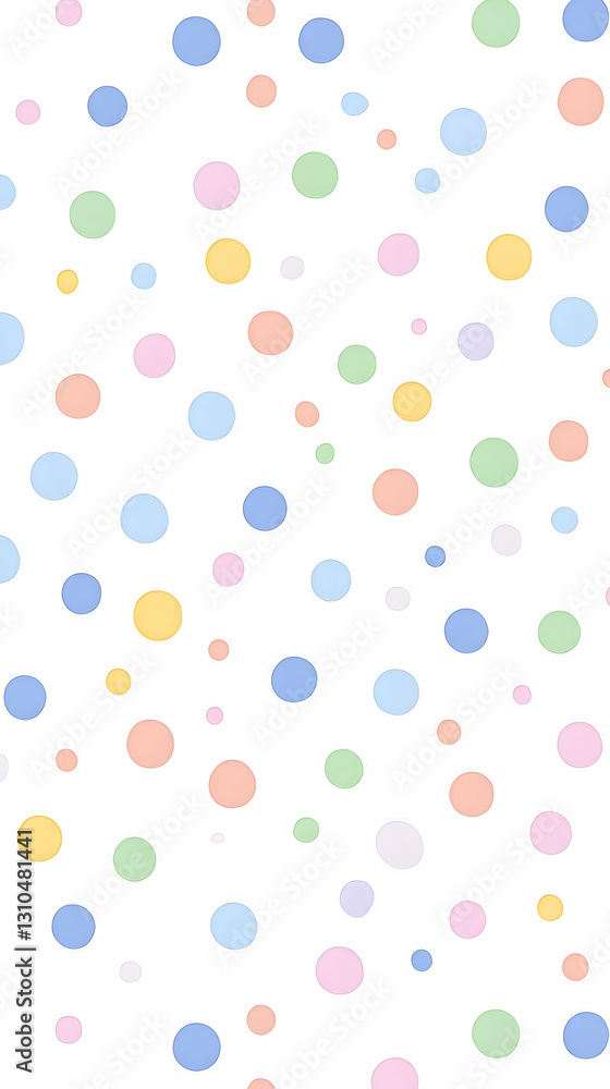 Pastel Circle Abstract Background Illustration Pastel Circle Abstract Background Illustration