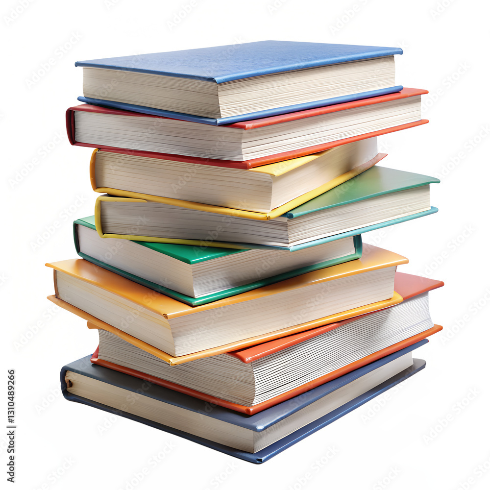 stack of books isolated on transparent background stack of books isolated on transparent background