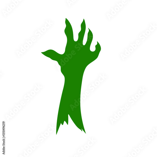 Monsters bony green hands
