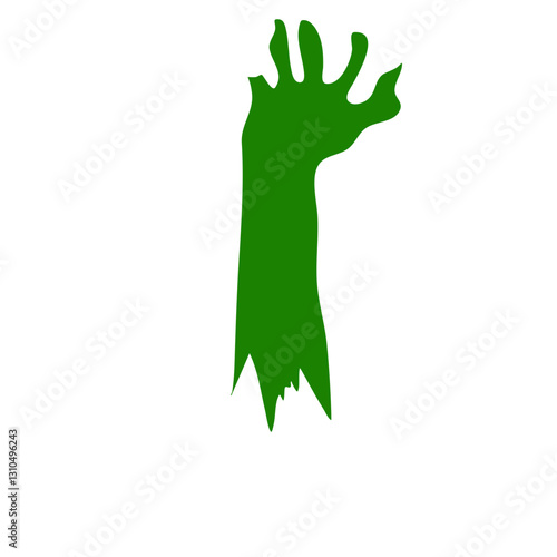 Monsters bony green hands
