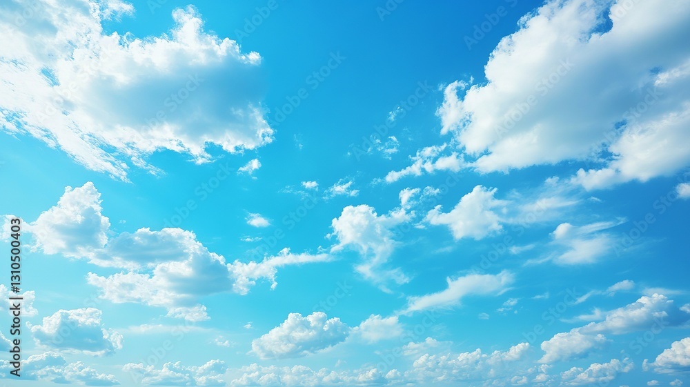 clean and clear sky with white clouds for a summer day background clean and clear sky with white clouds for a summer day background