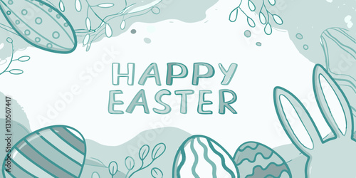 Easter vector file greeting cards, background