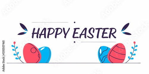 Easter vector file greeting cards, background