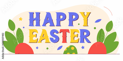 Easter vector file greeting cards, background