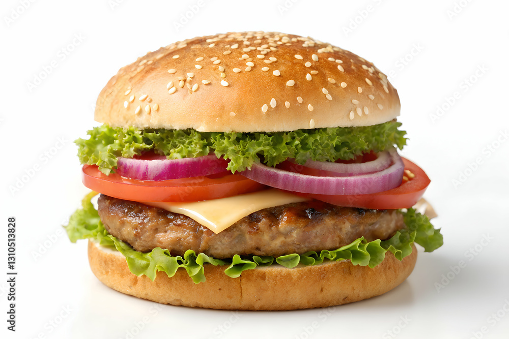 High resolution cheeseburger clipart with a balanced composition rich details and vibrant colors High resolution cheeseburger clipart with a balanced composition rich details and vibrant colors