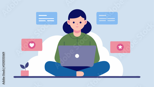 Job Search Laptop Screen A military spouse sitting in front of a laptop with job search websites open symbolizing the challenge of finding work during frequent relocations.