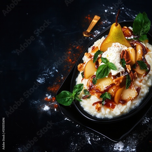 A wholesome bowl of delicious food resting on a table, perfect for sharing and enjoying with friends and family