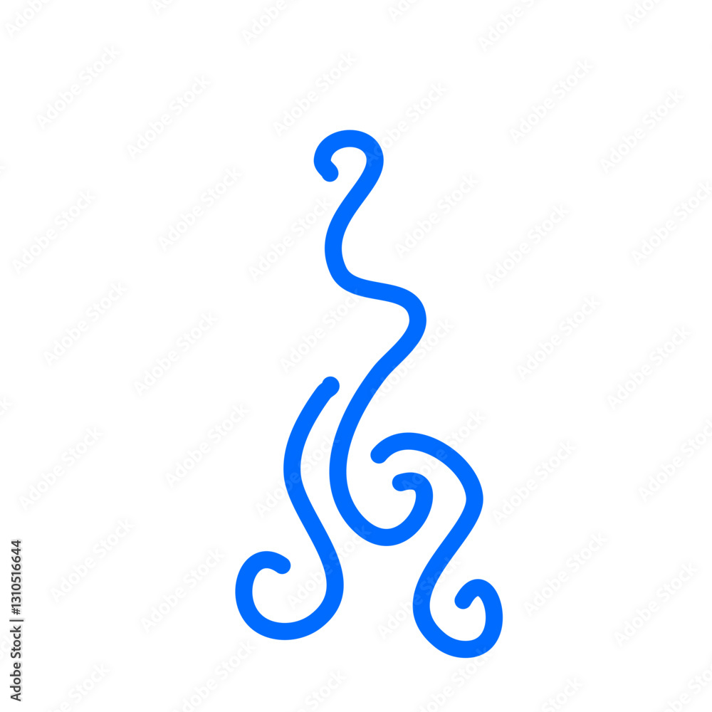 Fototapeta premium line art minimalist waterfall 