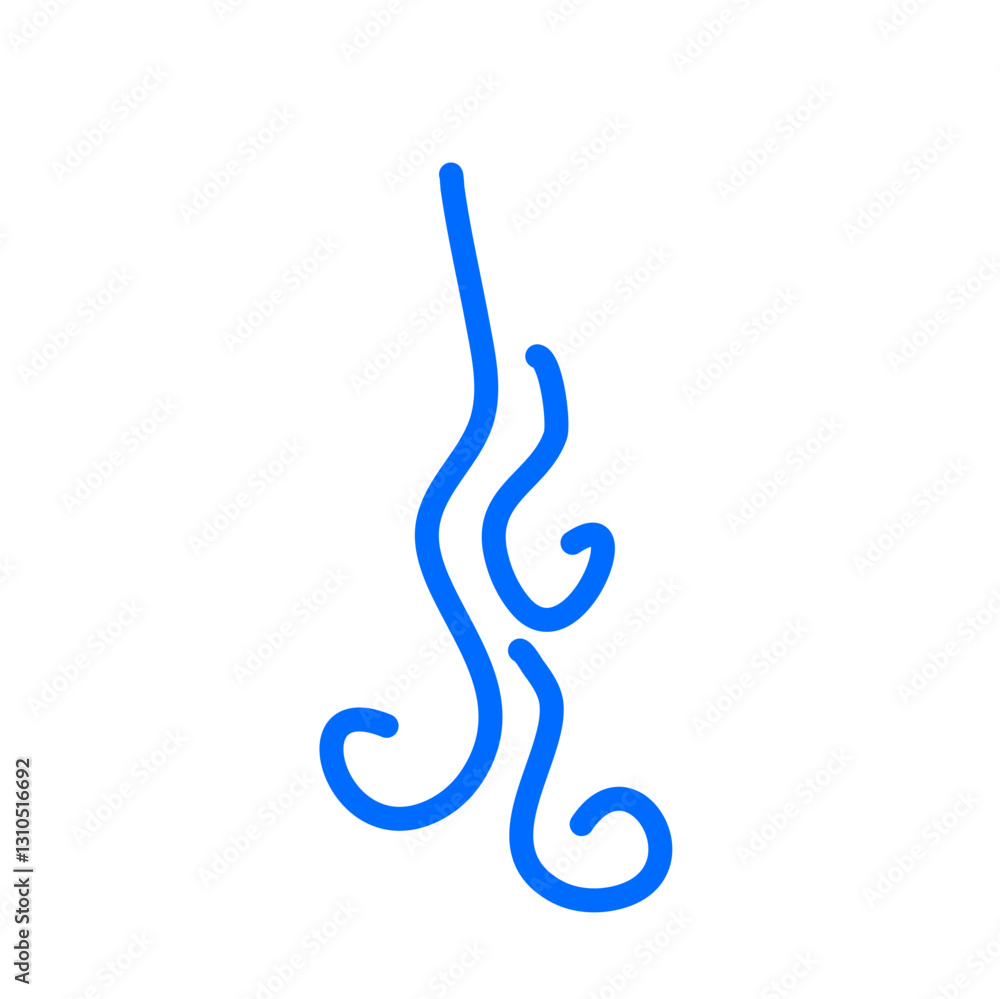 Obraz premium line art minimalist waterfall 