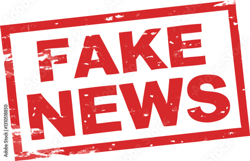 Fake news stamp design