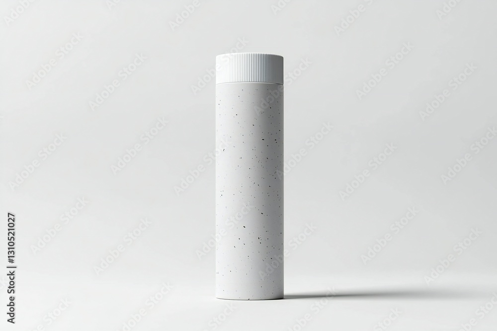 Product Display, Mockup, Speckled White Cosmetic Container Mockup Product Packaging Design Studio Shot Product Display, Mockup, Speckled White Cosmetic Container Mockup Product Packaging Design Studio Shot