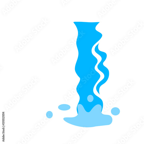 Waterfall animation vector

