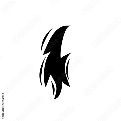 Horse tail icon Vector
