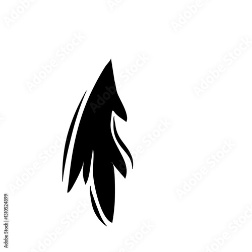 Horse tail icon Vector
