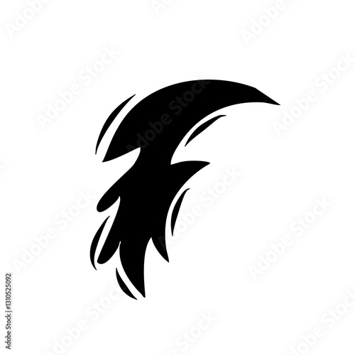 Horse tail icon Vector
