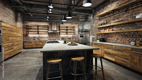 Industrial Chic Kitchen Design: A Blend of Rustic Charm and Modern Functionality