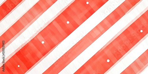 Wallpaper Mural Red striped abstract background, watercolor line on the white texture paper background,  Torontodigital.ca