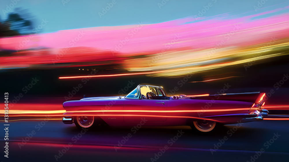 Fototapeta premium Moving car, speed.