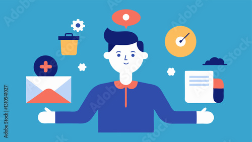 These illustrations can help convey the challenges and drawbacks of multitasking focusing on its adverse effects on mental focus and productivity.