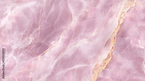 Elegant pink marble texture with natural veins and soft, flowing patterns. The polished stone surface showcases luxurious details, perfect for backgrounds, interior design, and artistic projects.
