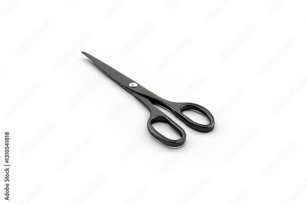 Black Scissors on White Background - Perfect for Crafting or Cutting Black Scissors on White Background - Perfect for Crafting or Cutting